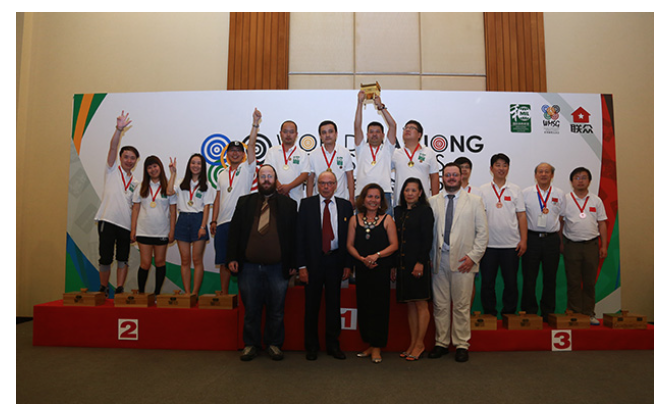 The first World Mahjong Sports Games ended Chinese team won the individual competition and team championship